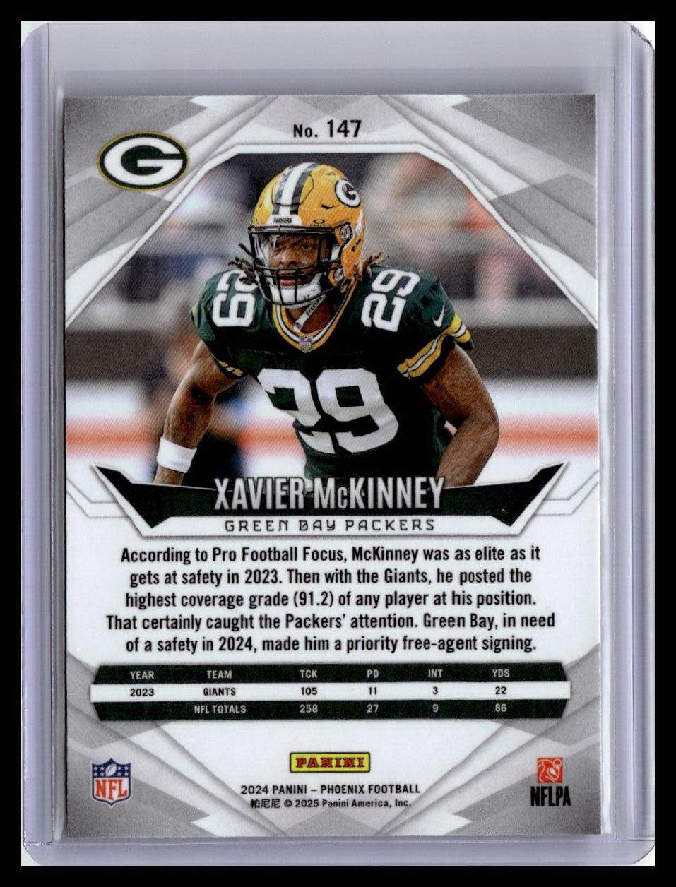 2024 Panini Phoenix #147 Xavier McKinney