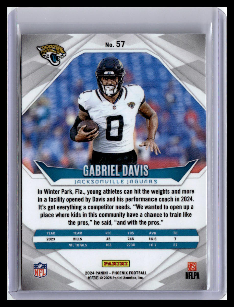 2024 Panini Phoenix #57 Gabriel Davis