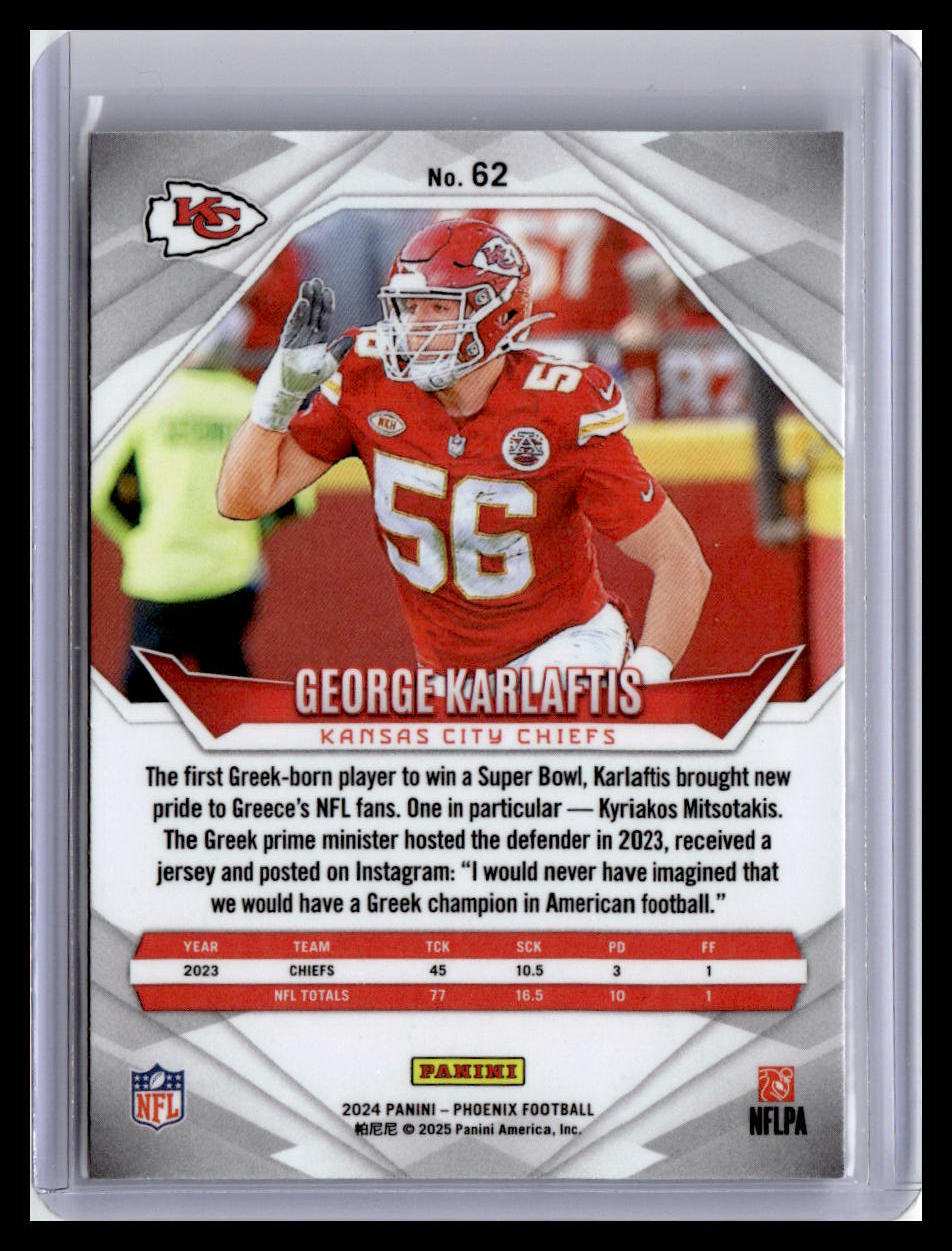 2024 Panini Phoenix #62 George Karlaftis