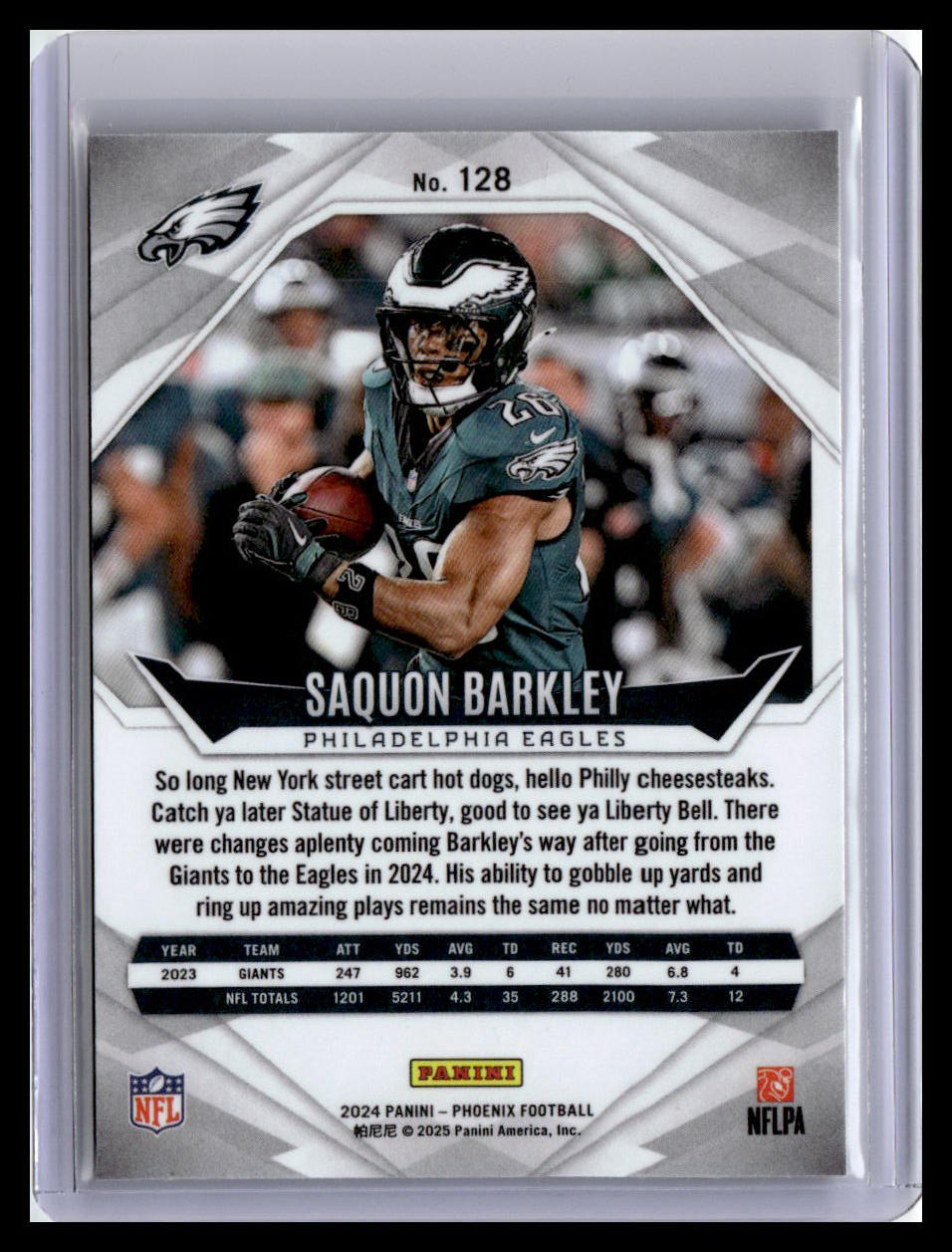 2024 Panini Phoenix #128 Saquon Barkley