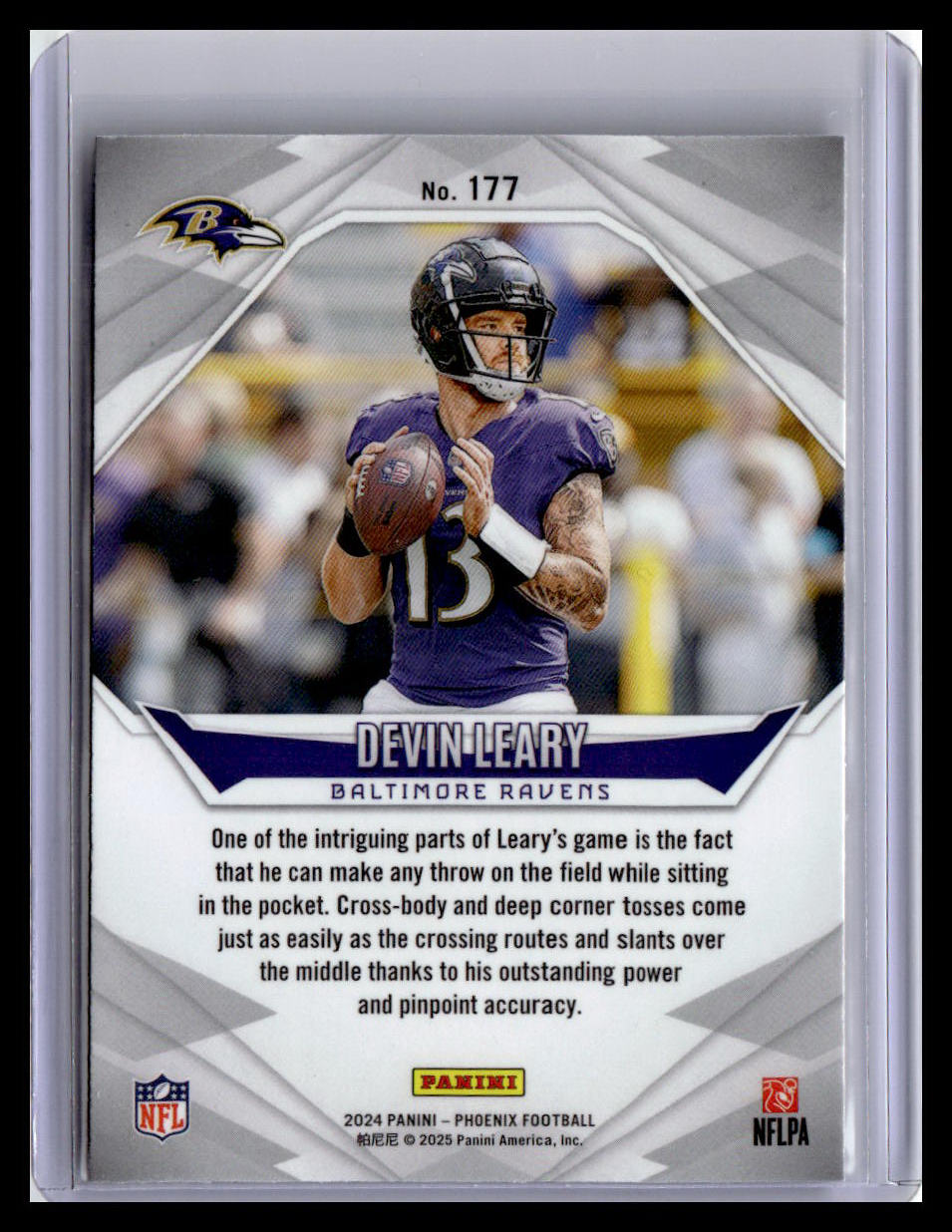2024 Panini Phoenix #177 Devin Leary Orange