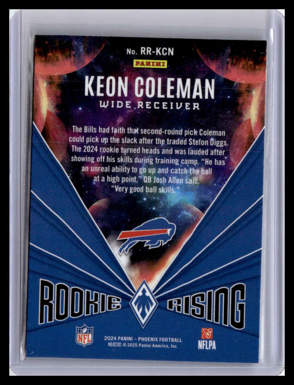 2024 Panini Phoenix #RR-KCN Keon Coleman Rookie Rising