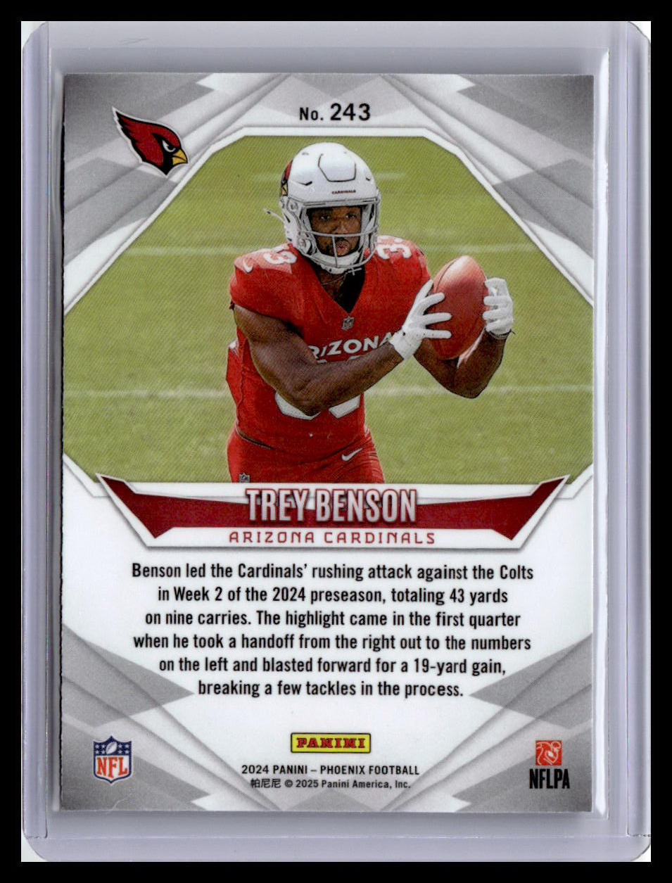 2024 Panini Phoenix #243 Trey Benson