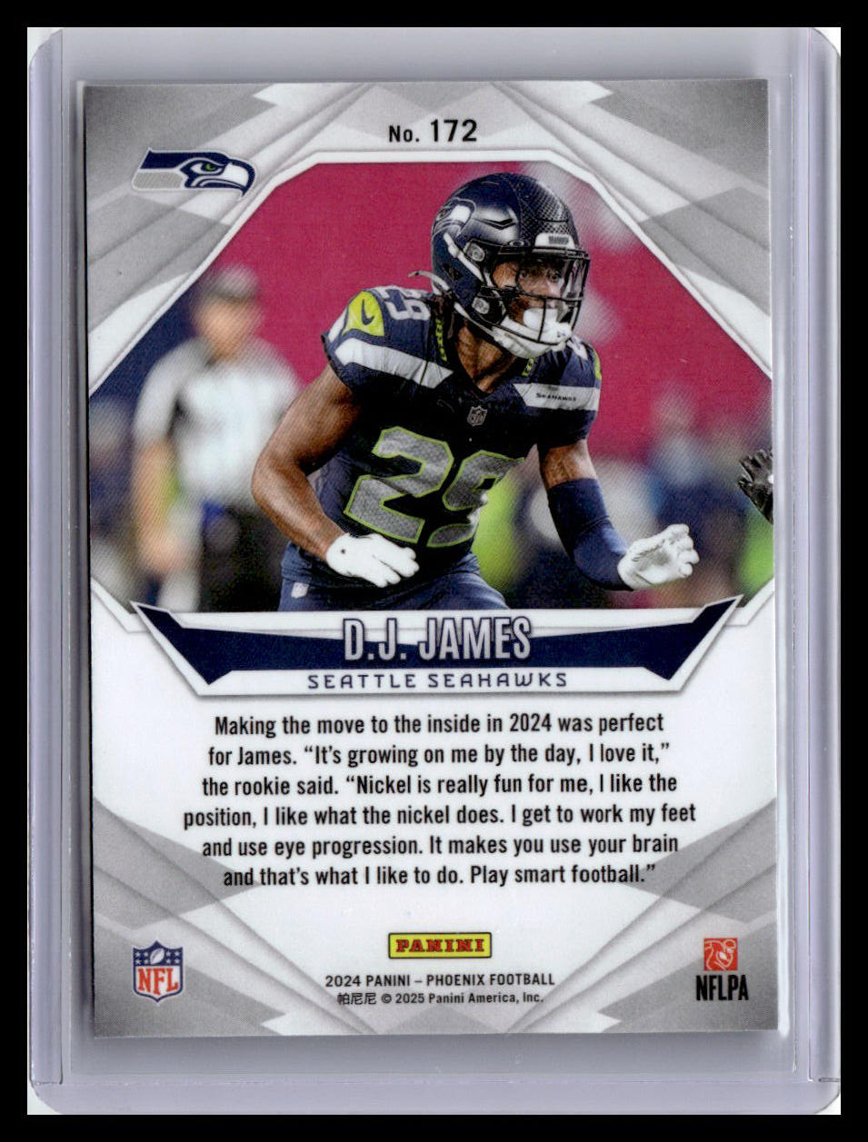 2024 Panini Phoenix #172 D.J. James