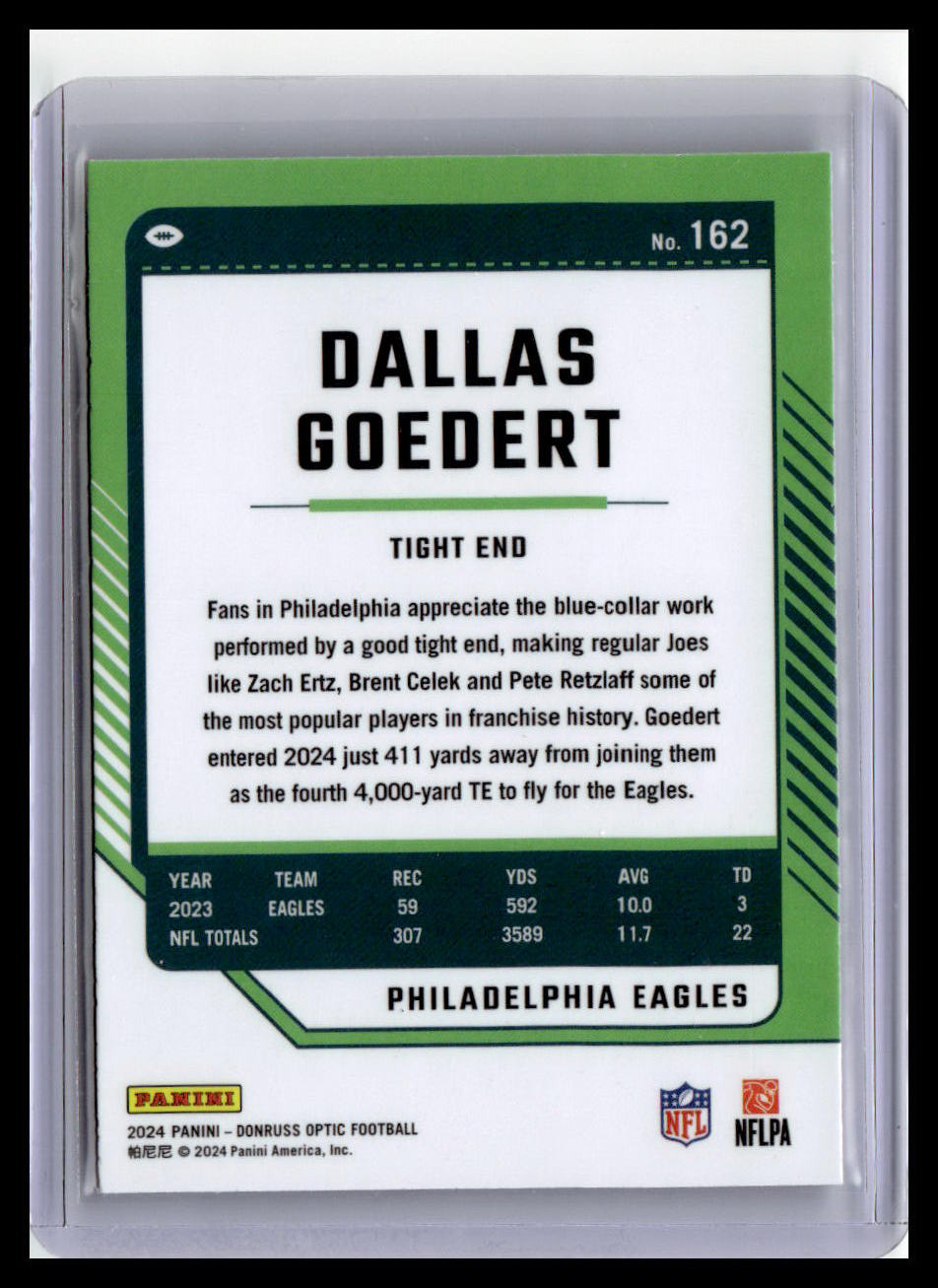 2024 Donruss Optic #162 Dallas Goedert