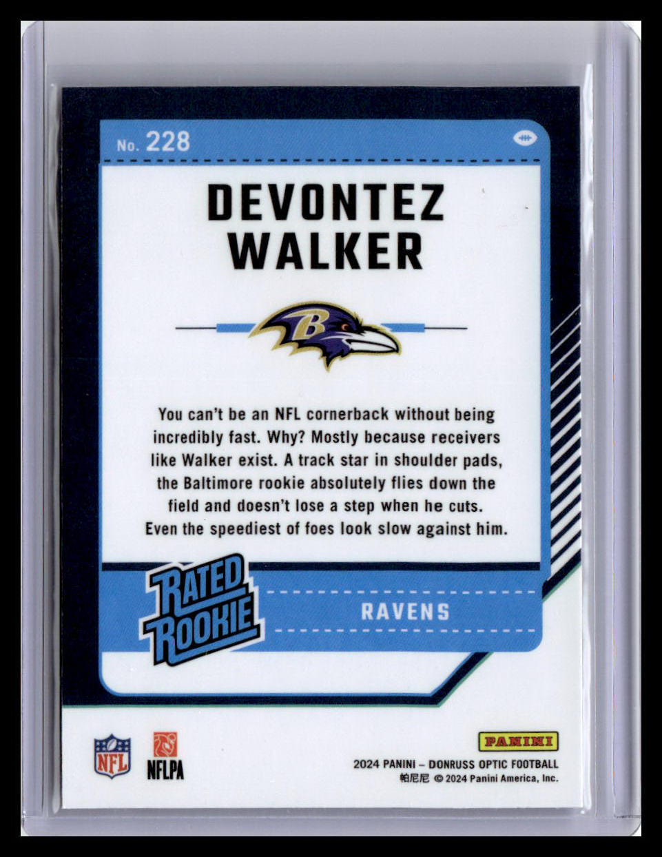 2024 Donruss Optic #228 Devontez Walker