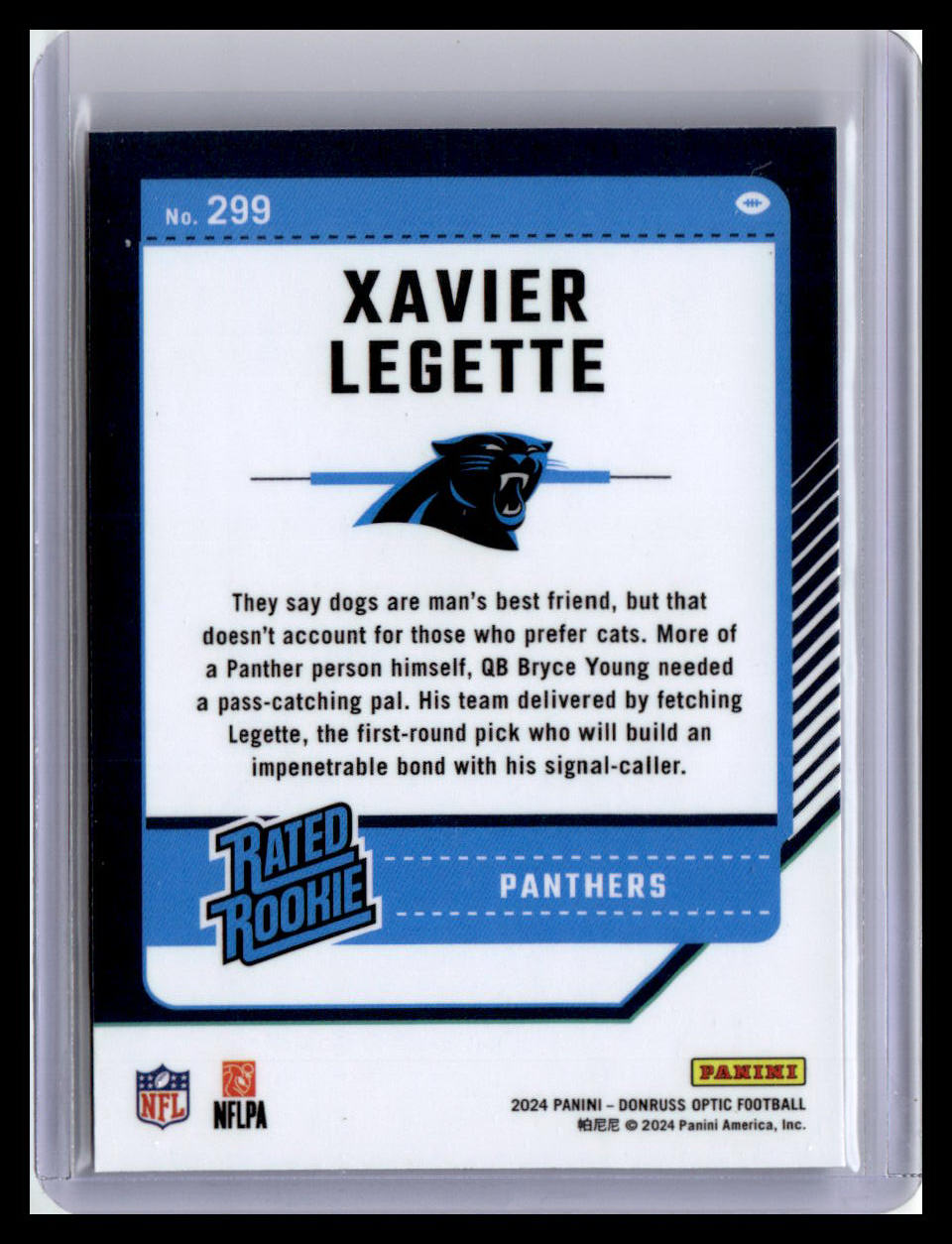 2024 Donruss Optic #299 Xavier Legette