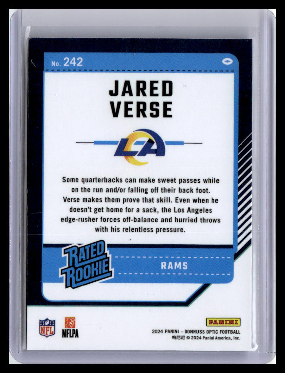 2024 Donruss Optic #242 Jared Verse
