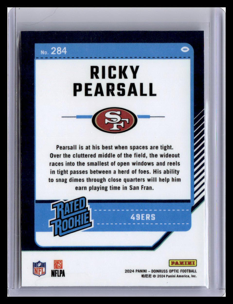2024 Donruss Optic #284 Ricky Pearsall
