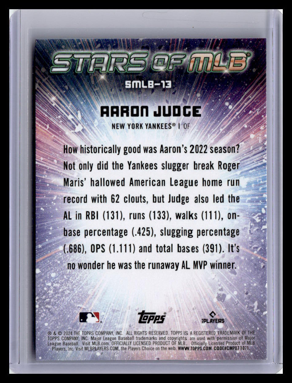 2024 Topps #SMLB-13 Aaron Judge Stars of MLB