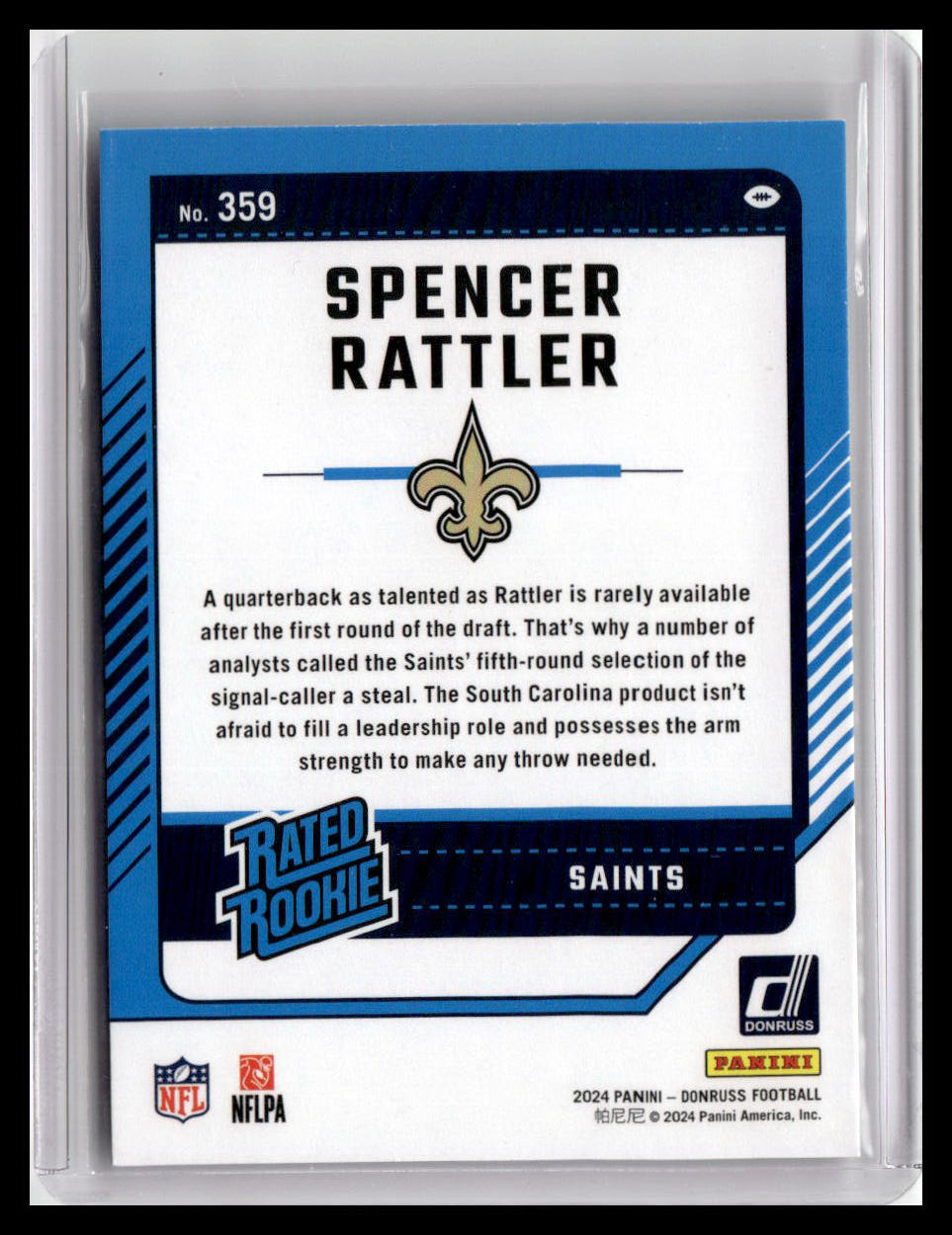 2024 Donruss #359 Spencer Rattler