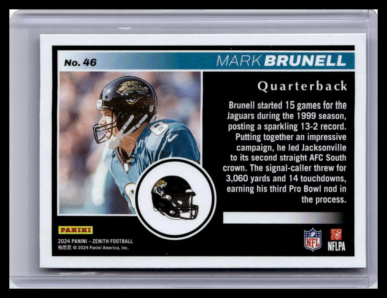 2024 Panini Zenith #46 Mark Brunell