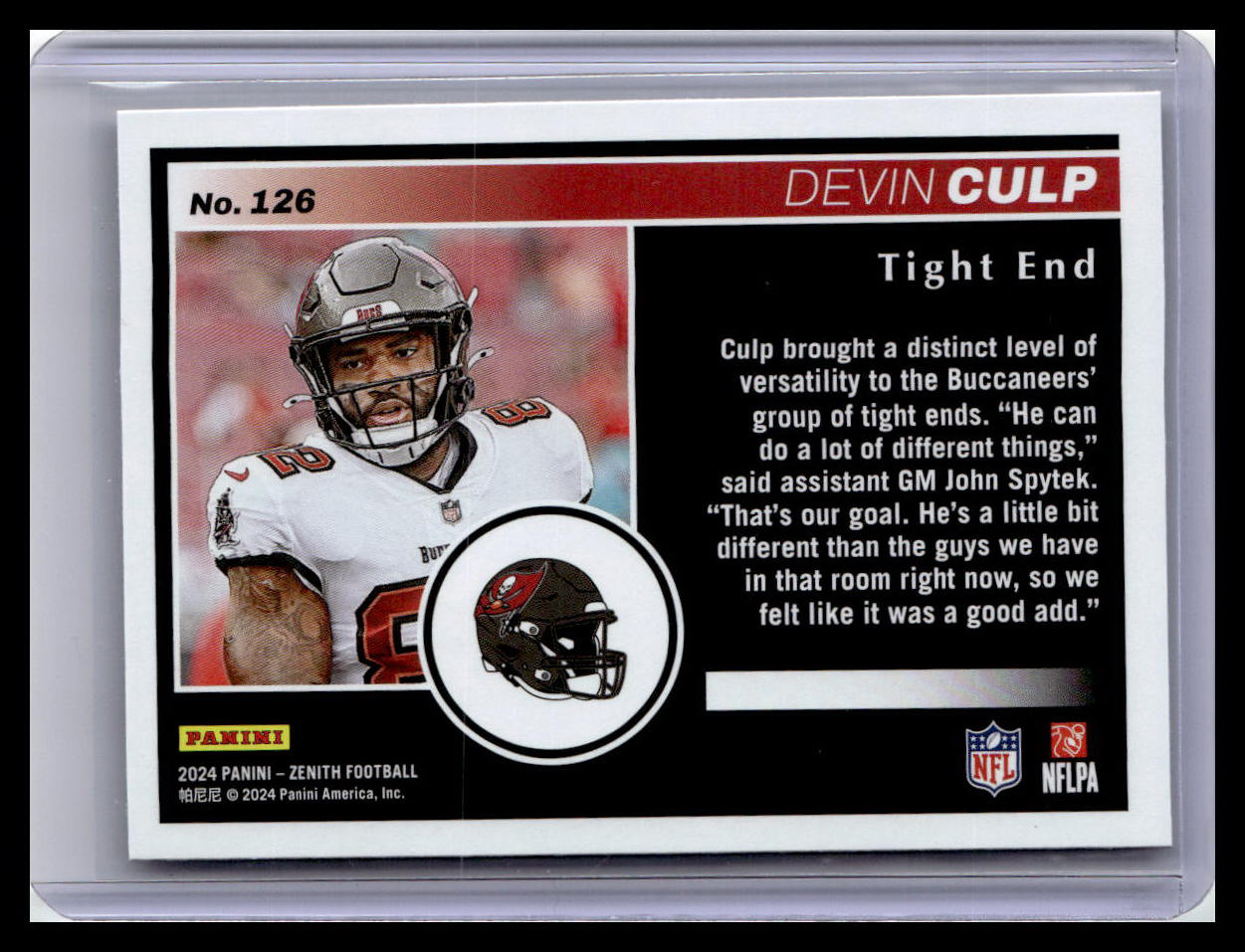 2024 Panini Zenith #126 Devin Culp
