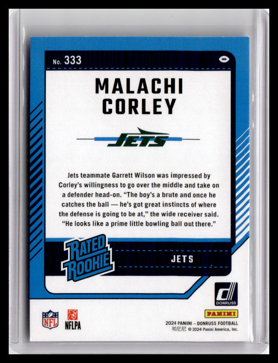 2024 Donruss #333 Malachi Corley