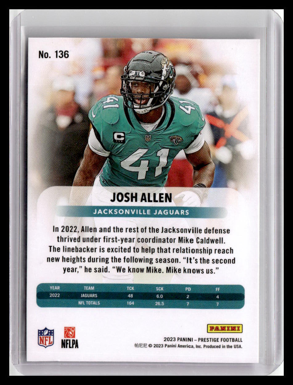 2023 Panini Prestige #136 Josh Allen