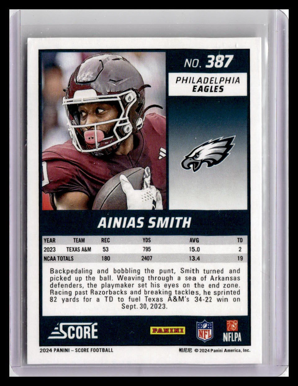 2024 Score #387 Ainias Smith