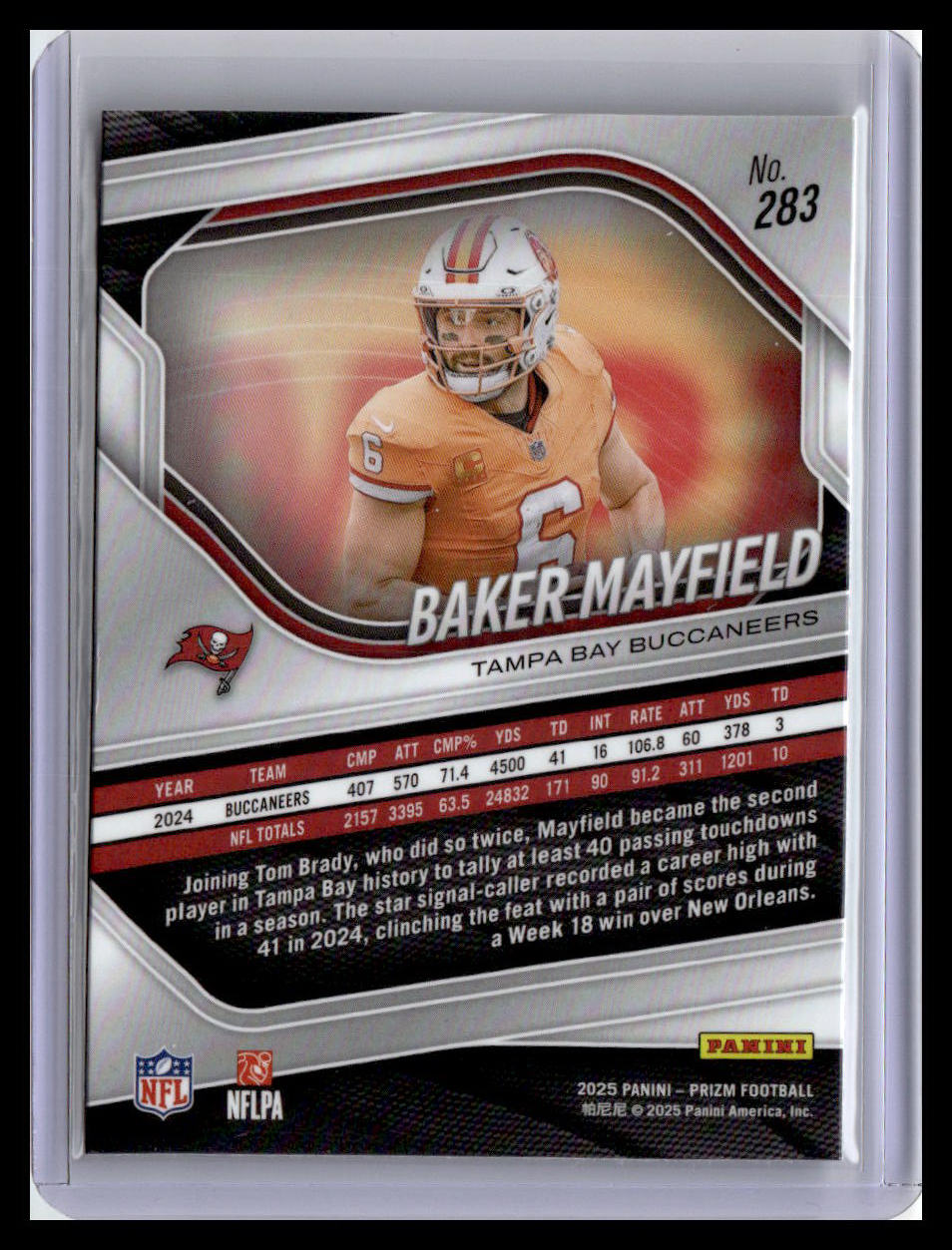 2025 Panini Prizm #283 Baker Mayfield