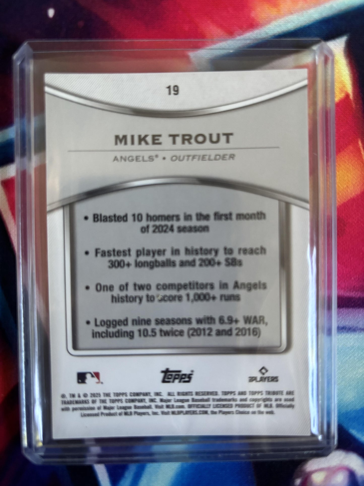 2025 Topps Tribute #19 Mike Trout