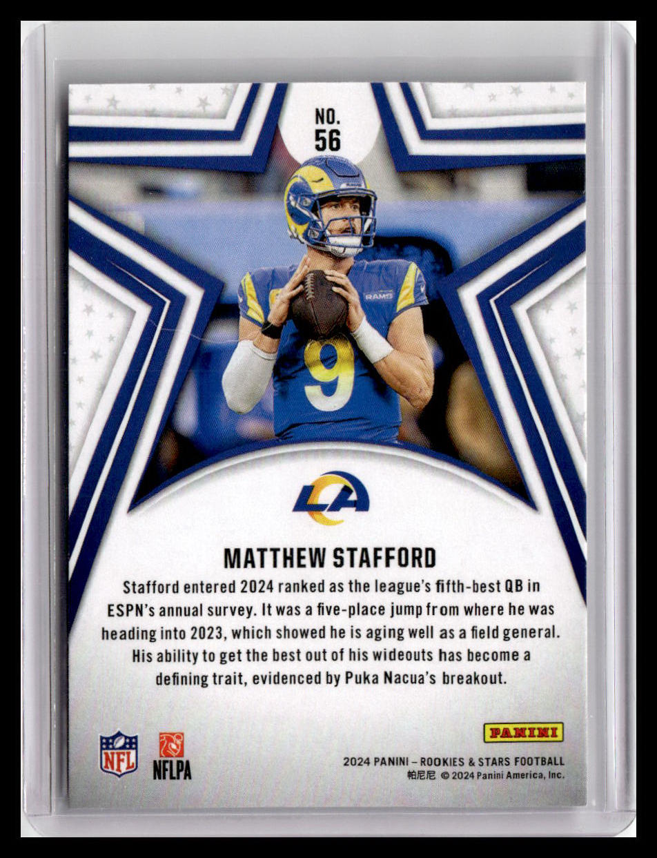 2024 Panini Rookies & Stars #56 Matthew Stafford