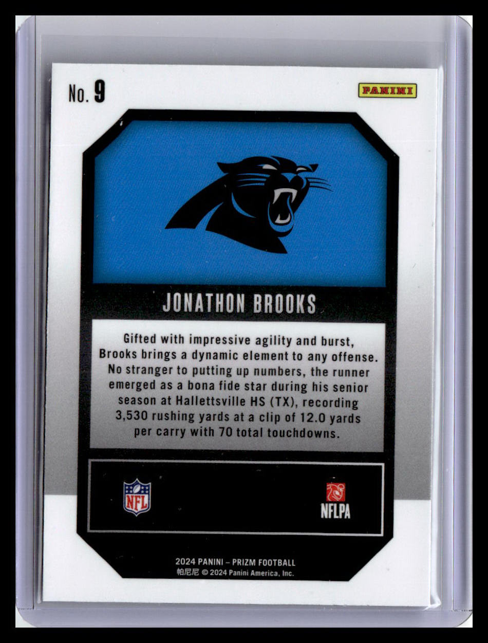 2024 Panini Prizm #9 Jonathon Brooks Emergent