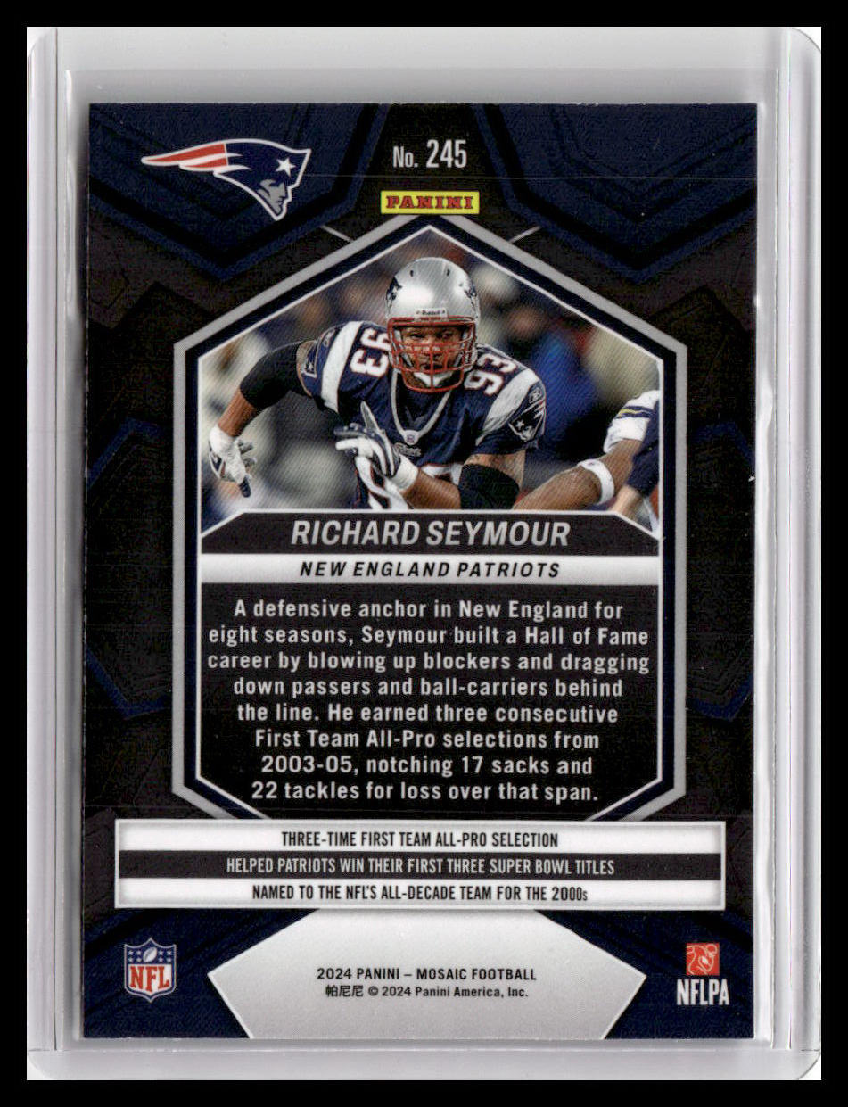2024 Panini Mosaic #245 Richard Seymour