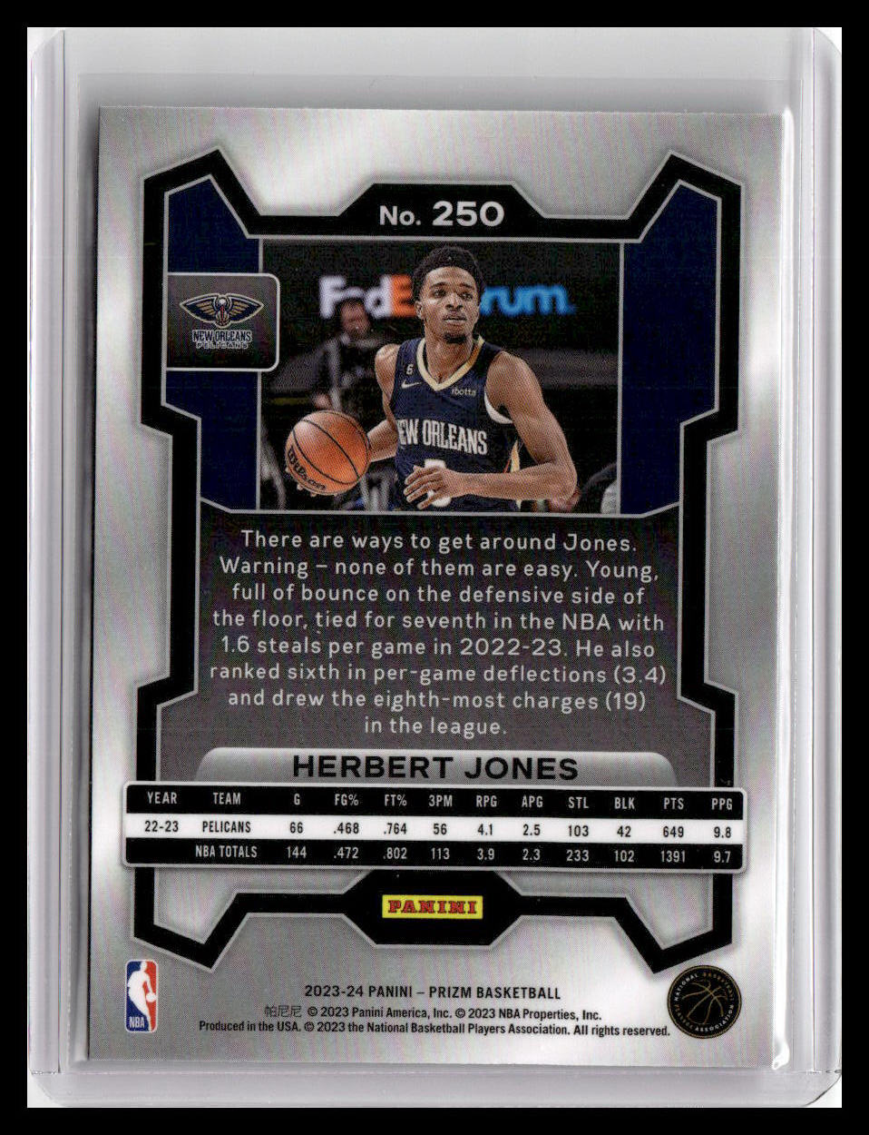 2023-24 Panini Prizm #250 Herbert Jones
