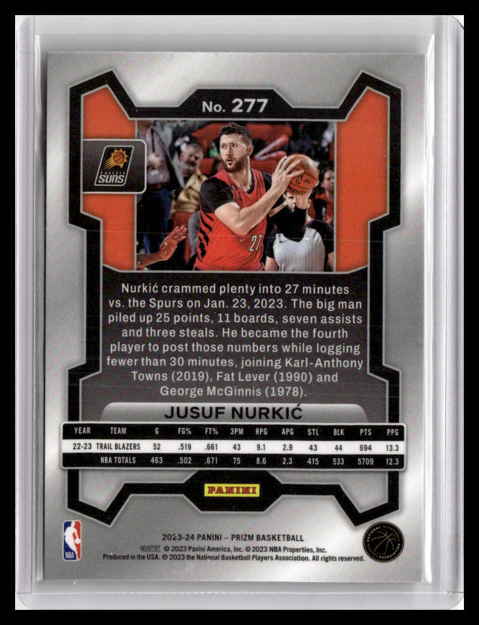 2023-24 Panini Prizm #277 Jusuf Nurkic