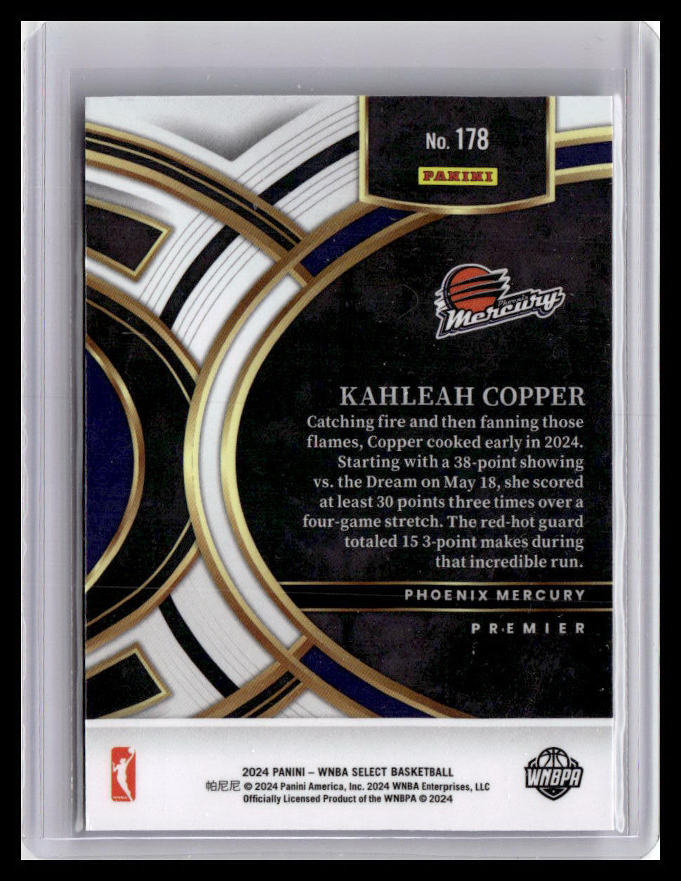 2024 Panini Select WNBA #178 Kahleah Copper