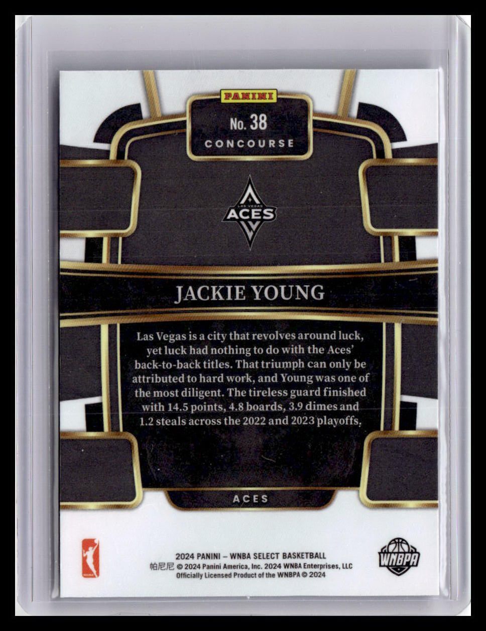 2024 Panini Select WNBA #38 Jackie Young