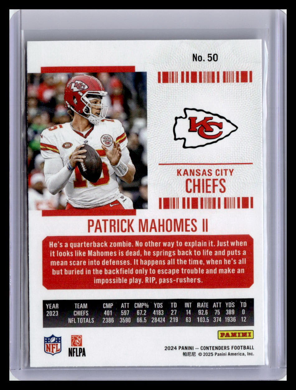 2024 Panini Contenders #50 Patrick Mahomes II