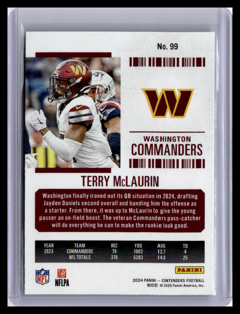 2024 Panini Contenders #99 Terry McLaurin