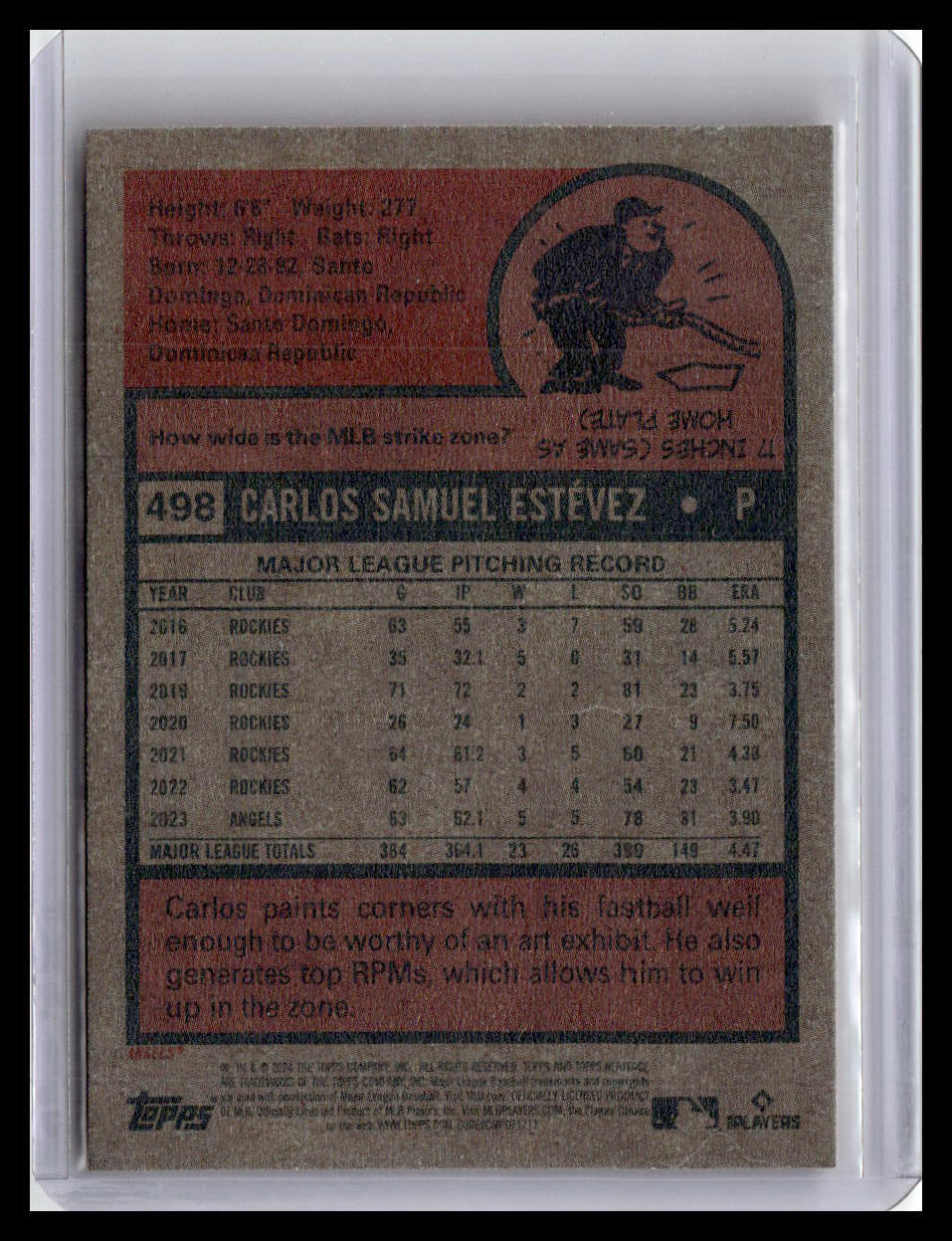 2024 Topps Heritage #498 Carlos Estévez
