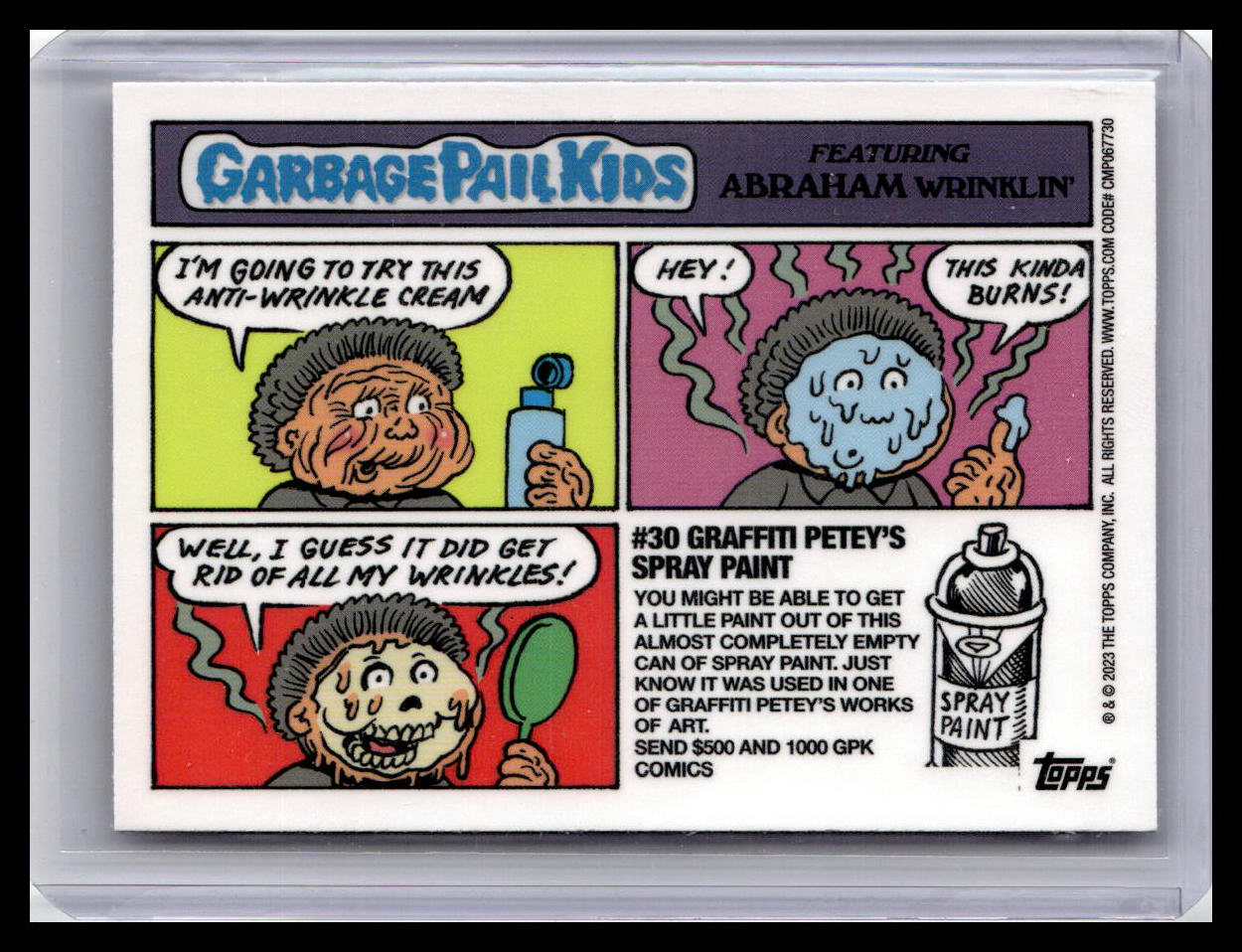 2023 Topps Chrome Garbage Pail Kids Original Series 6 #217b Rose Dispose