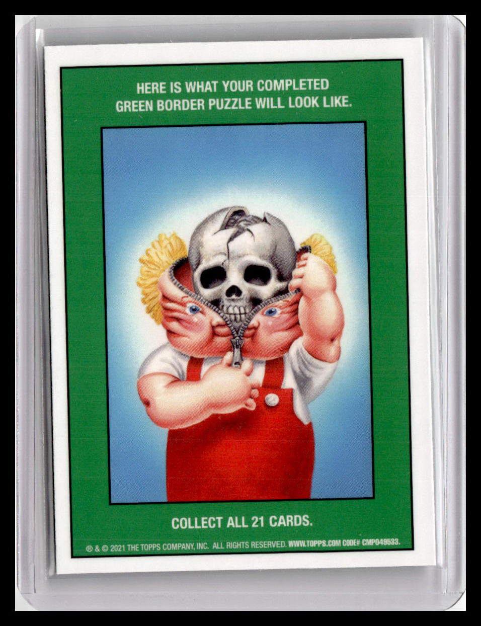 2021 Topps Chrome Garbage Pail Kids Original Series 4 #156b Brett Vet
