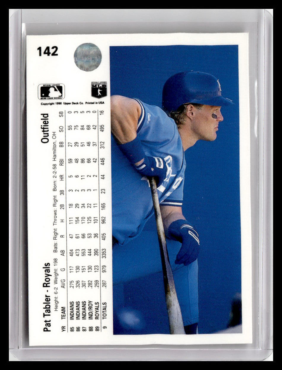 1990 Upper Deck Pat Tabler #142