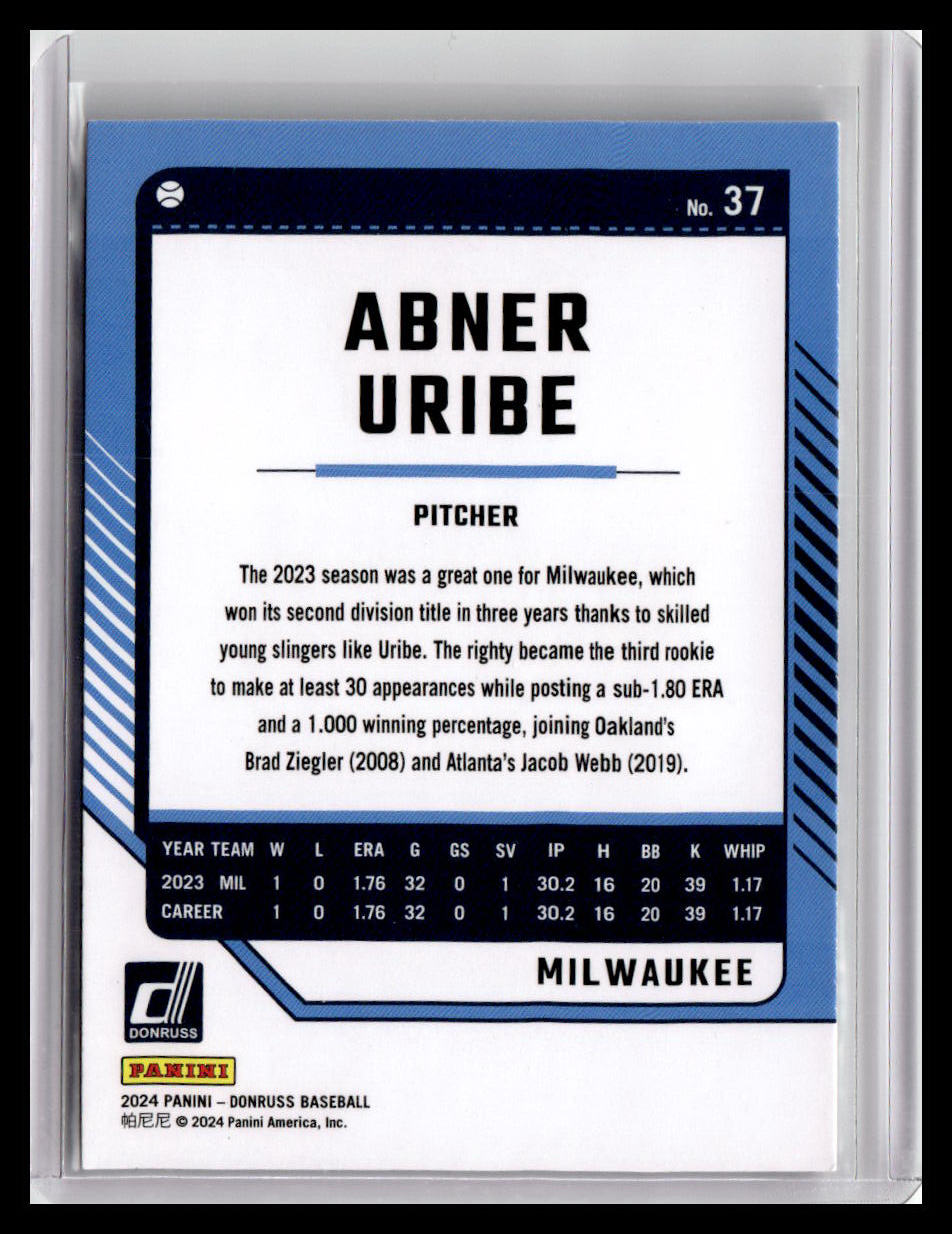 2024 Donruss Abner Uribe #37