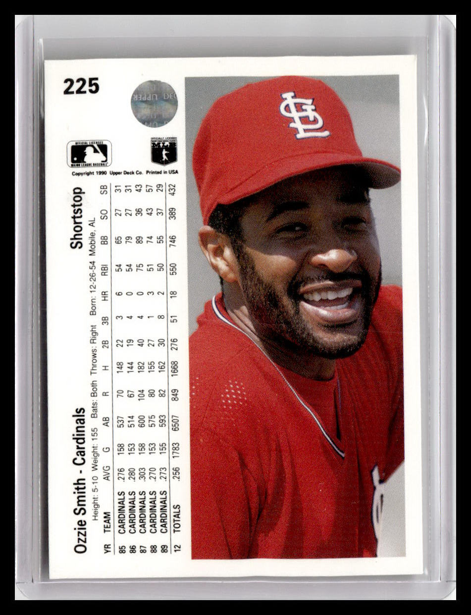 1990 Upper Deck Ozzie Smith #225