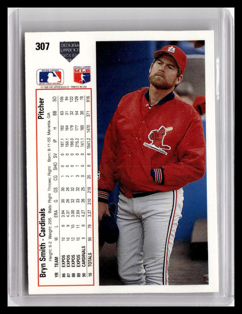 1991 Upper Deck Bryn Smith #307