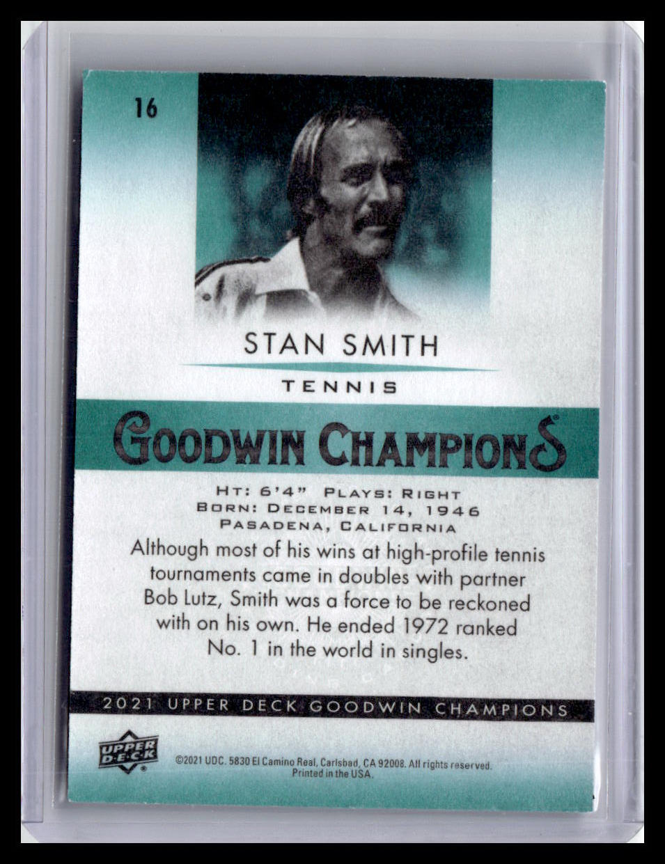 2021 Goodwin Champions Stan Smith #16