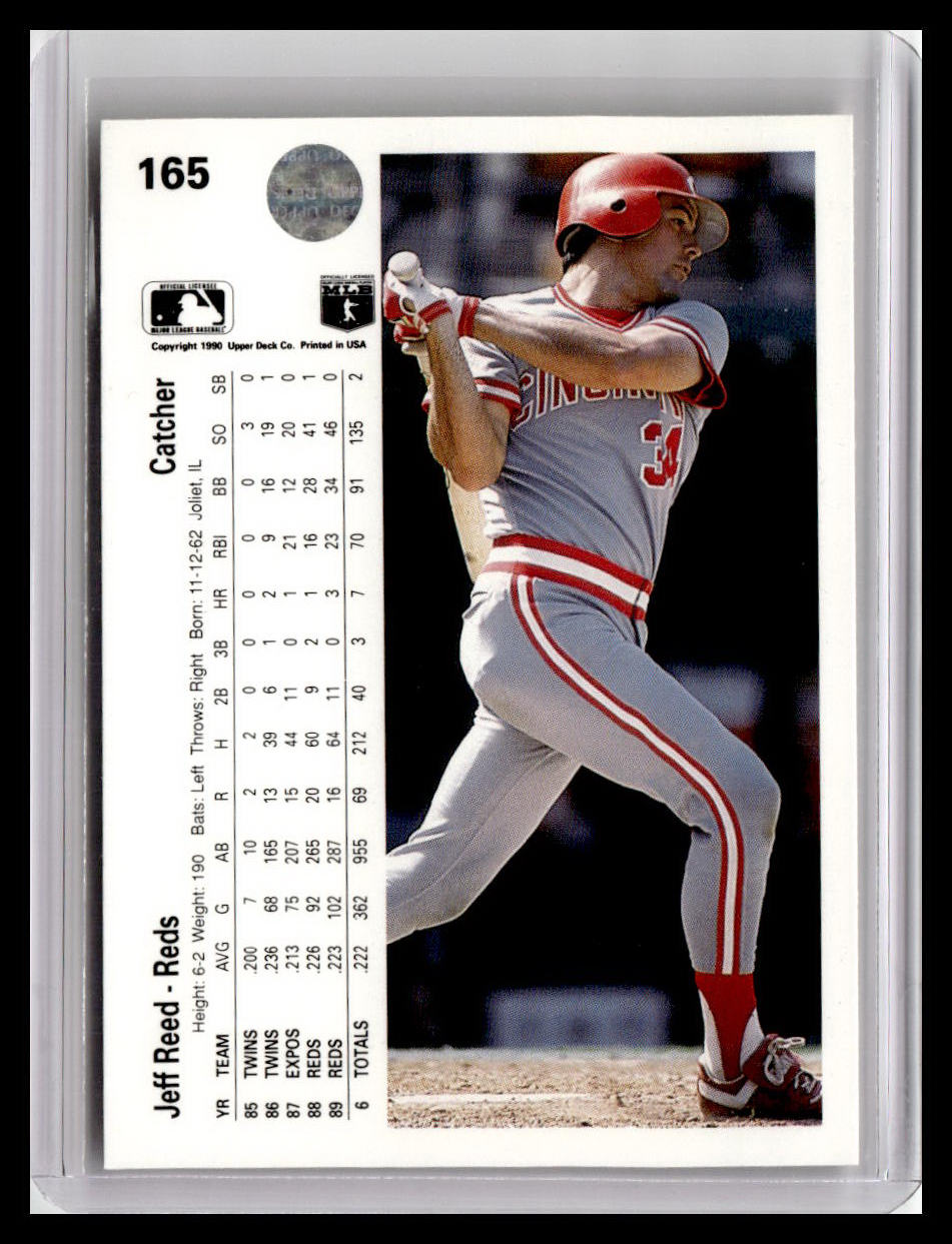 1990 Upper Deck Jeff Reed #165