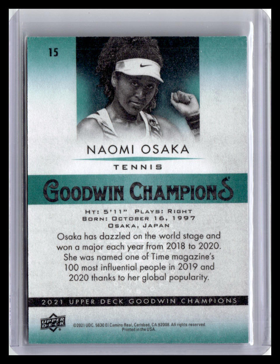 2021 Goodwin Champions Naomi Osaka #15