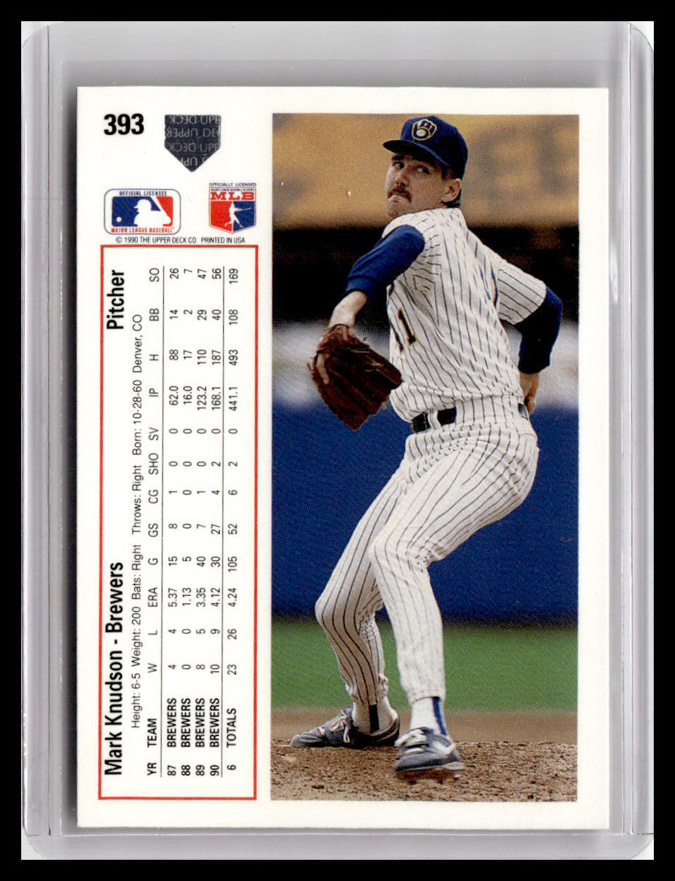 1991 Upper Deck Mark Knudson #393