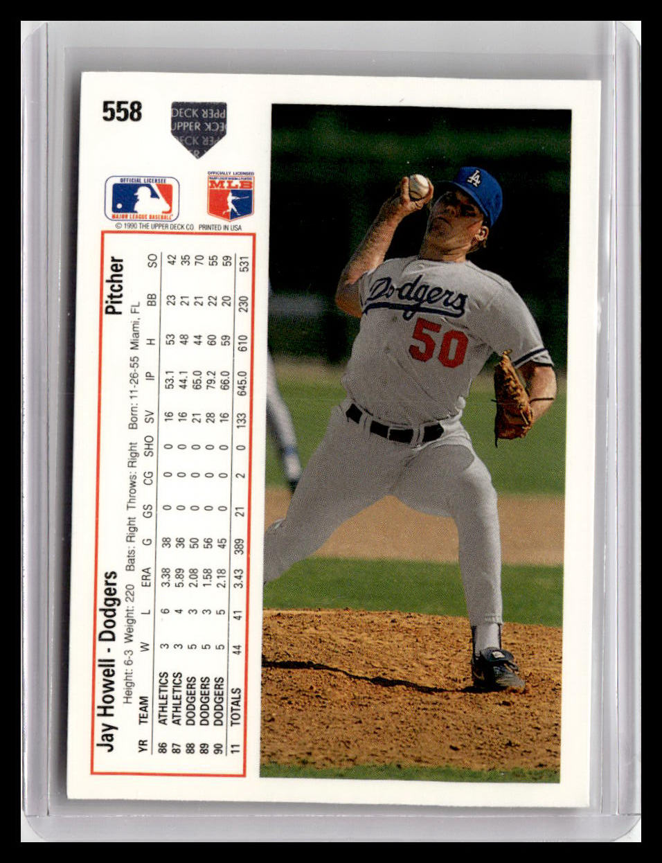 1991 Upper Deck Jay Howell #558