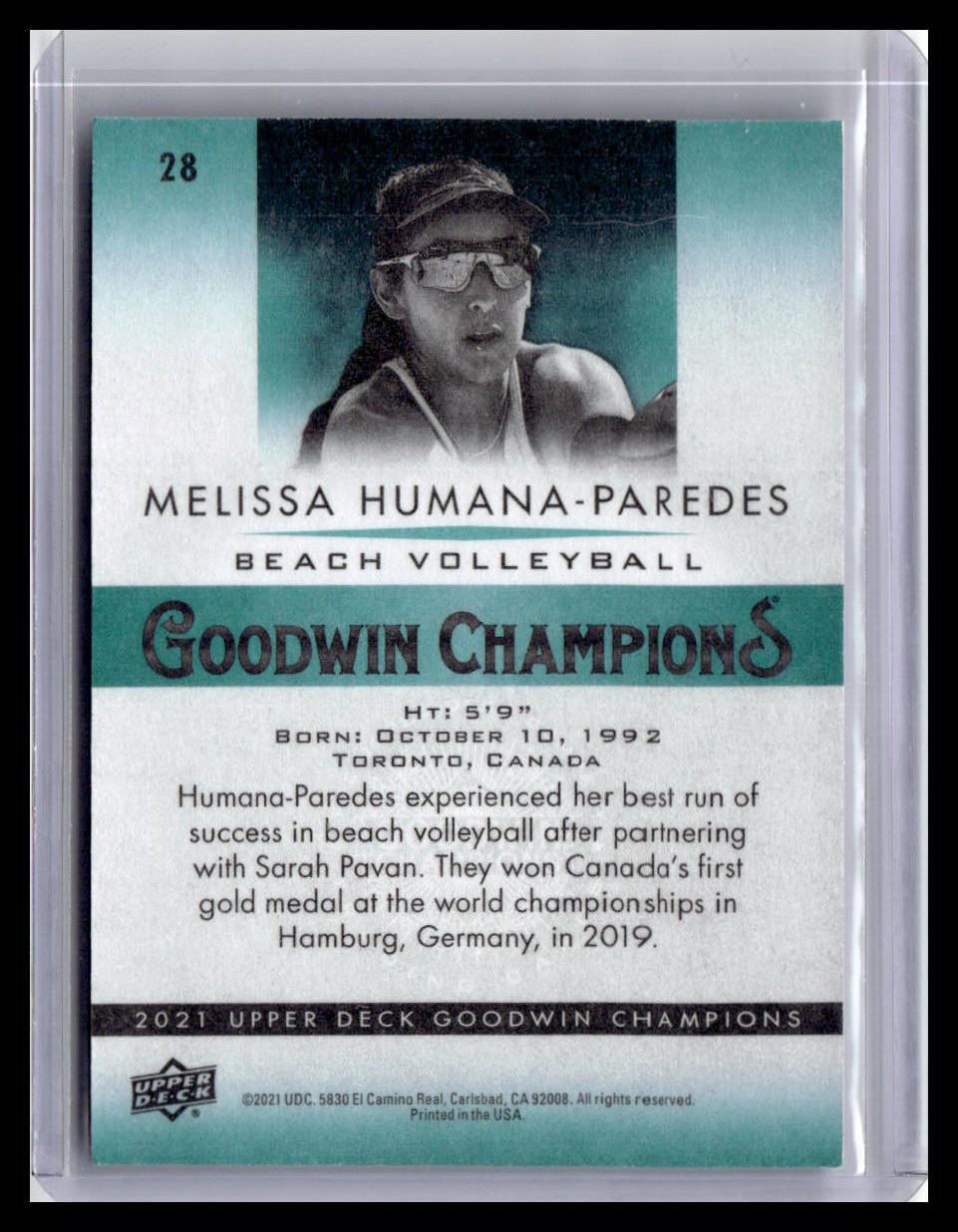 2021 Goodwin Champions Melissa Humana - Paredes #28
