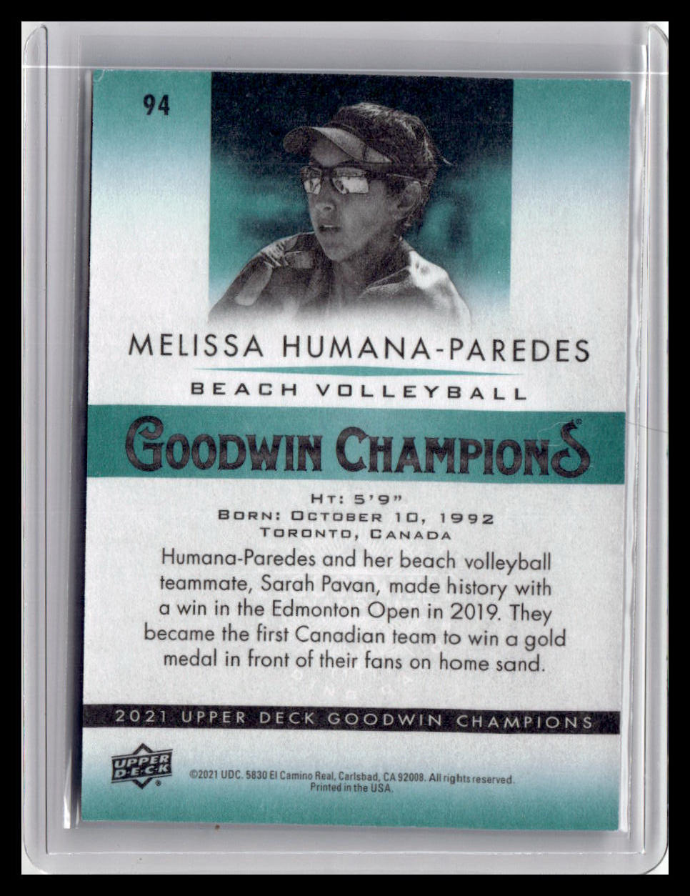 2021 Goodwin Champions Melissa Humana - Paredes #94