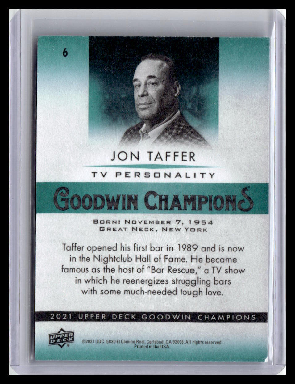 2021 Goodwin Champions Jon Taffer #6