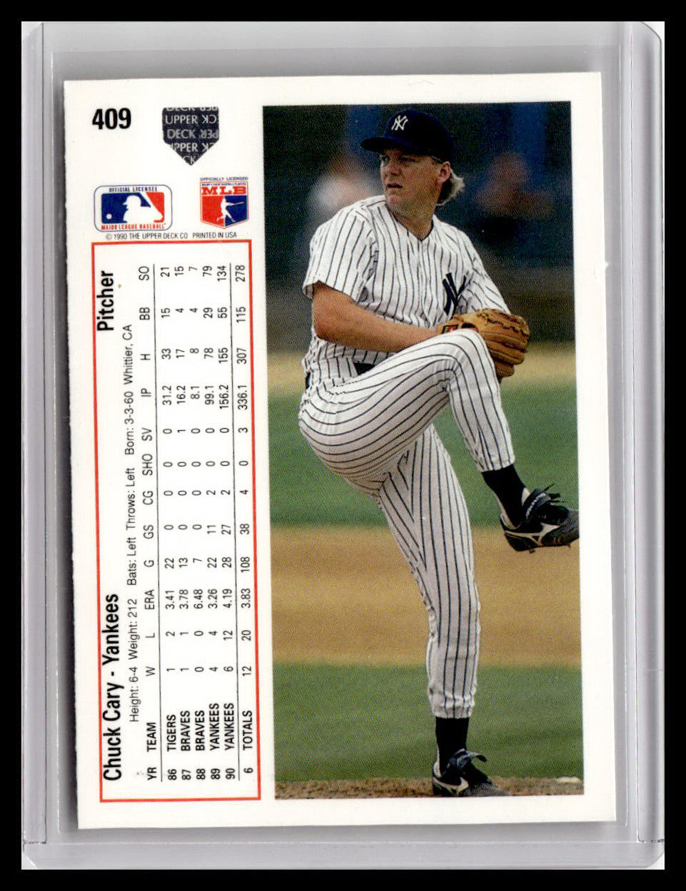 1991 Upper Deck Chuck Cary #409