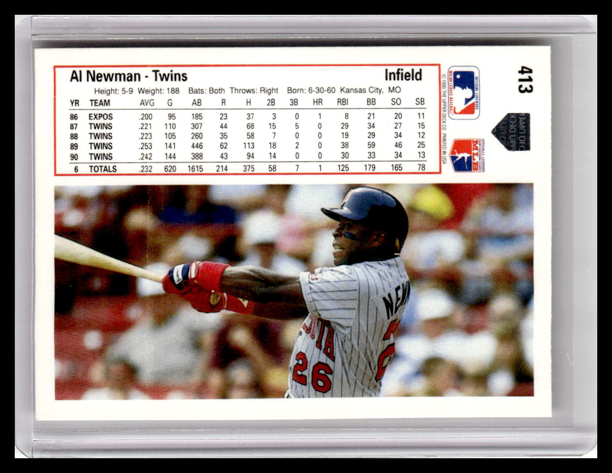 1991 Upper Deck Al Newman #413