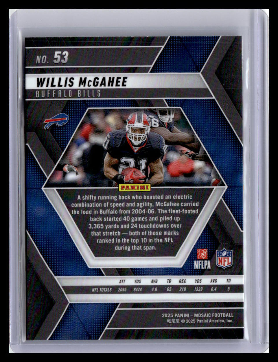2025 Panini Mosaic Willis McGahee #53