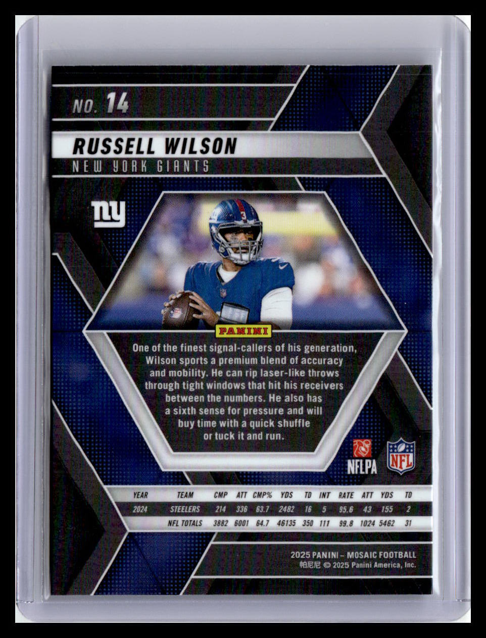 2025 Panini Mosaic Russell Wilson #14